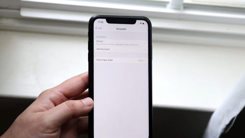 Mail Settings on Iphone